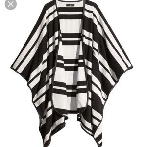 Black white swim cover up